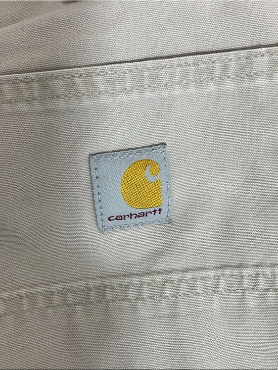 Carhartt Men's Tan Cargo Work Shorts with Patch Pockets - Picture 5 of 7